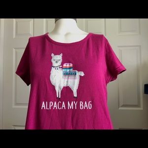 Alpaca My Bag Night Sleep Shirt